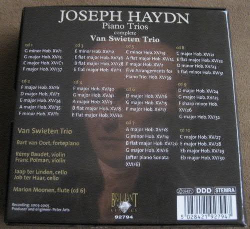 Haydn - Trios con piano completos