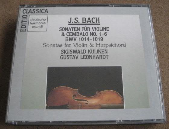 JS Bach - Sonatas para violin y cembalo