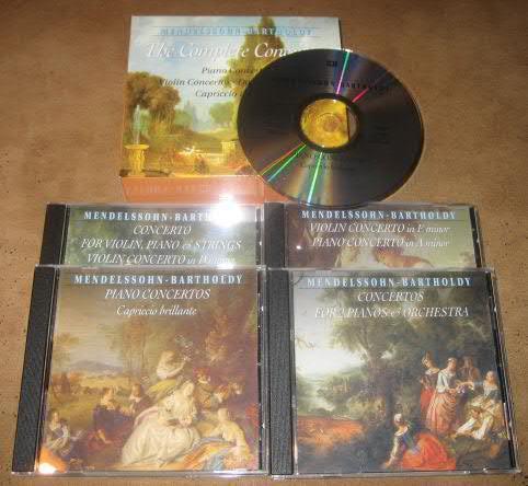 Mendelssohn - Integral de los conciertos