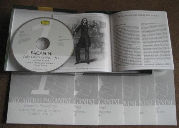 Paganini - Grabaciones completas por Accardo