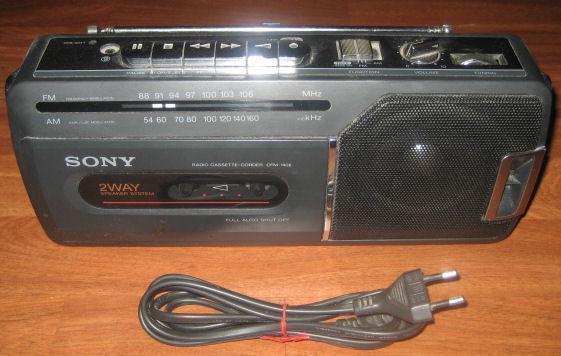 Radiocassete Sony CFM-140II