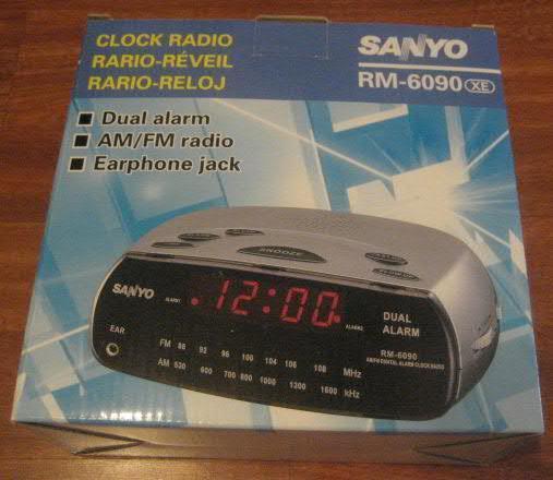 Radio despertador Sanyo MR-6090