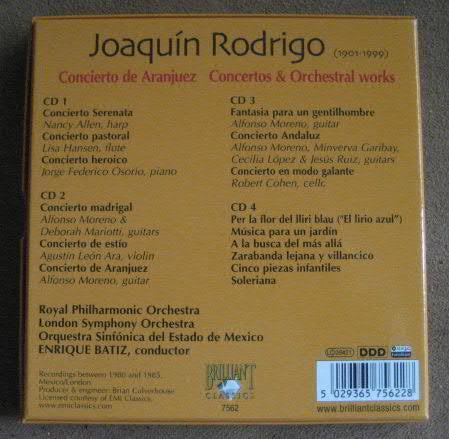 Rodrigo - Conciertos y obras orquestales