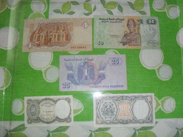 vendo billetes egipcios