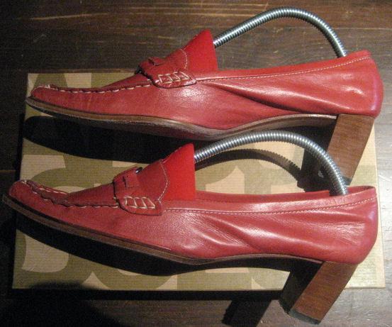 Zapatos de mujer rojos con tacon
