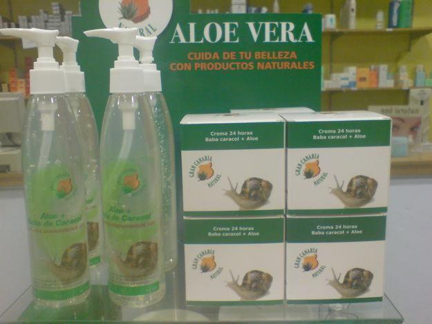 Productos naturales Aloe Vera y Baba de caracol