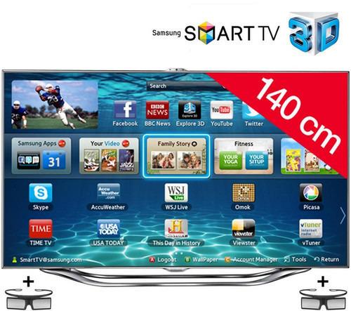 Samsung televisor led smart tv 3d ue55es8000