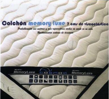 01. COLCHON DE VISCOELASTICA MEMORY LUXE