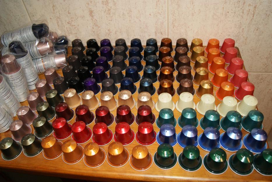 105 capsulas nespresso (21 colores)