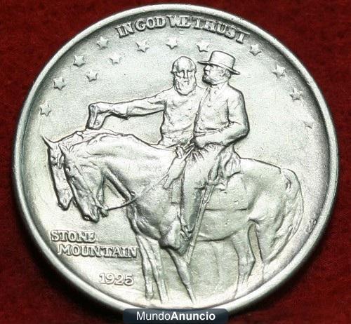 1/2 Dólar Plata 1925 Stone Mountain Estados Unidos