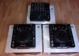 (2) pionero CDJ1000-mk3 + (1) DJM800 mezclador profesional