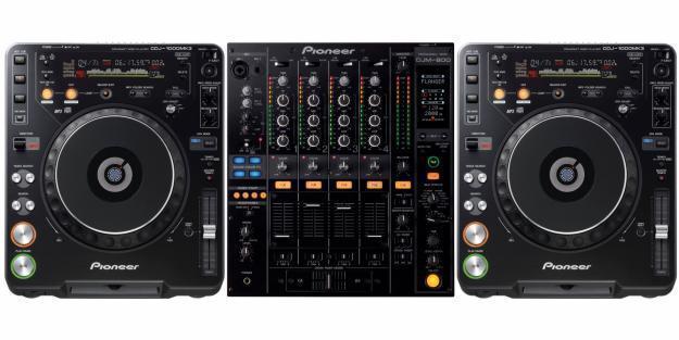 (2) pionero CDJ1000-mk3 + (1) DJM800 mezclador profesional