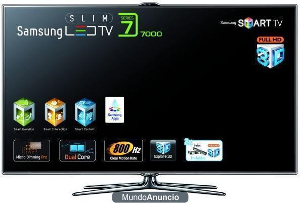 3D Tv 40' Samsung ES7000 Smart-tv Dual-Core