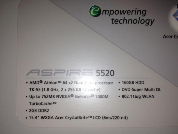 Acer Aspire 5520