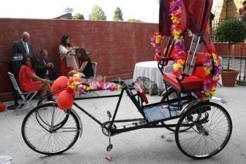 Alquilo rickshaw bici taxi indu para fotos, bodas, publicidad, modelos