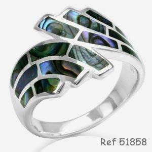 *  *  anillo em plata 925  com abalone  *  *