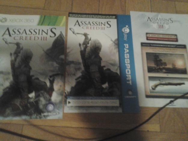 Assassins creed 3 edición especial XBOX 360