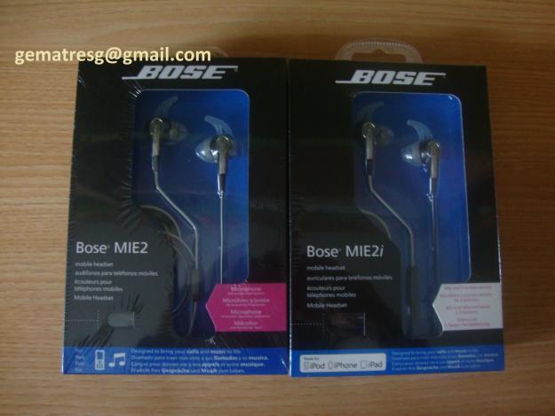 Auriculares BOSE MIE2i y MIE2 (Iphone y Android)