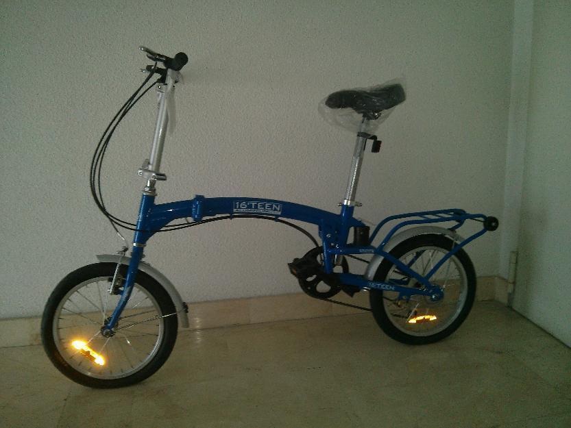 bicicleta plegable de aluminio