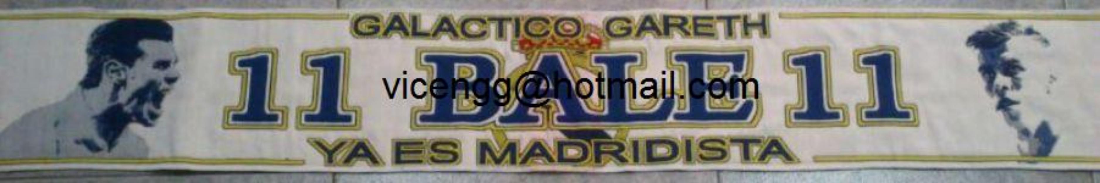 Bufanda Real Madrid (Gareth Bale)