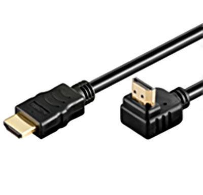 Cable HDMI 1.4 Tipo A 19 Cont. M/M angulado 5 m