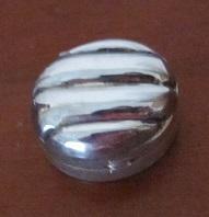 Cajita pastillero ovalada plata 925