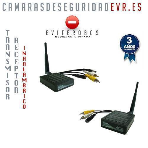 camara de seguridad inalambrica TX RX · Transmisión Inalámbrica Digital · 4 canales a 2.4
