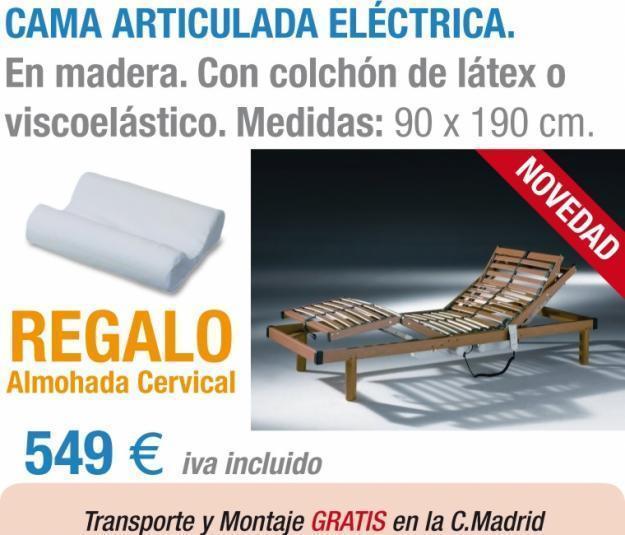 *CAMAS ARTICULADAS ELECTRICAS a precios increibles OULET llamenos 902.196.227  Cama Articu