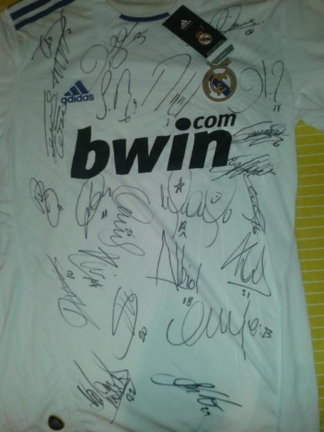 Camiseta Real Madrid Firmada