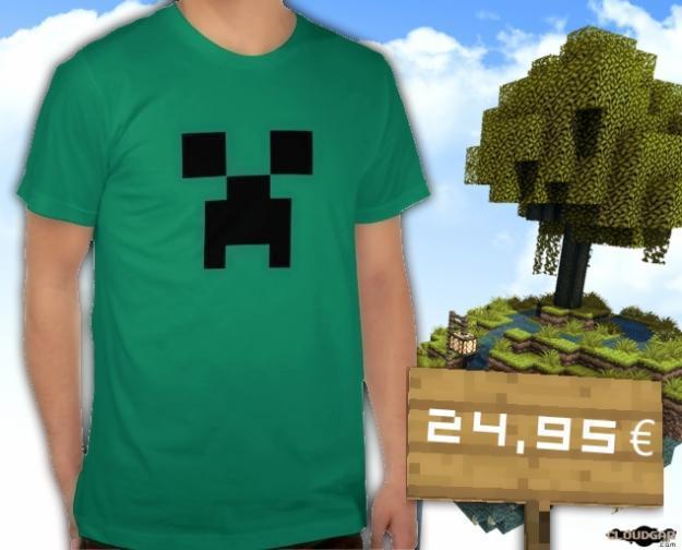 ¡Camisetas Creeper de Minecraft!