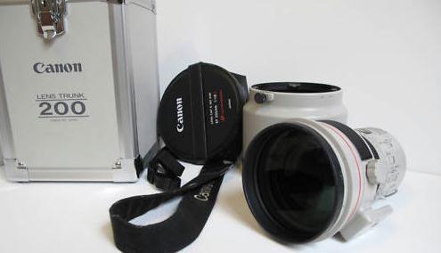 Canon EF 200mm f/1.8L Teleobjetivo USM Autofocus Lente