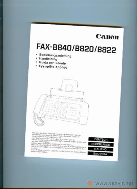 Canon FAX-B820 Inkjet Fax