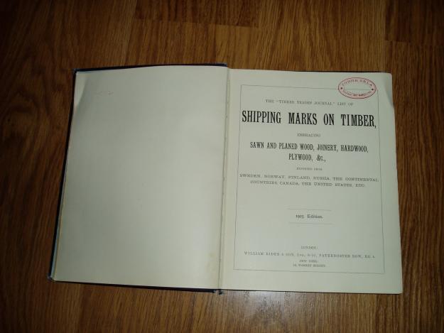 Catálogo Guía de marcas de maderas en Veleros S. XIX