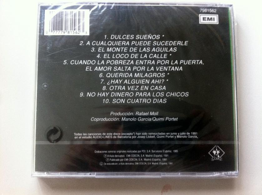 Cd El ultimo de la fila Nuevo