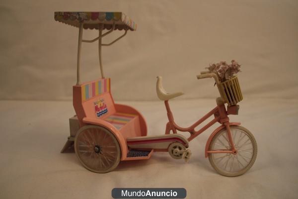 Chabel - Bici Taxi + 2 muñecos - años 80