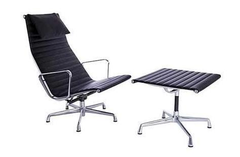 CHAISE LOUNGE DISEO Y CROMADO PIEL
