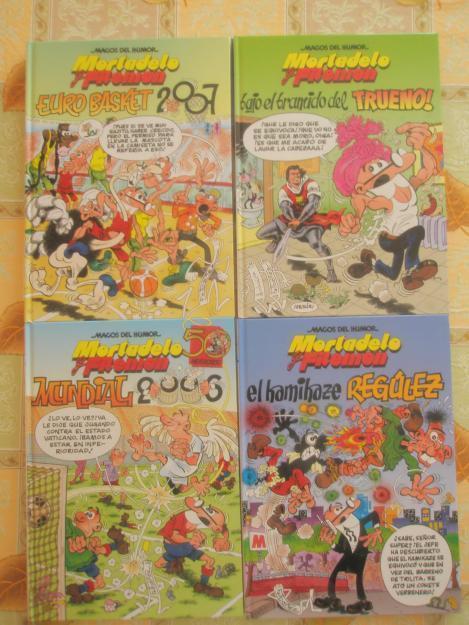 Coleccion 13 comics Mortadelo y Filemon + 1 Super Lopez