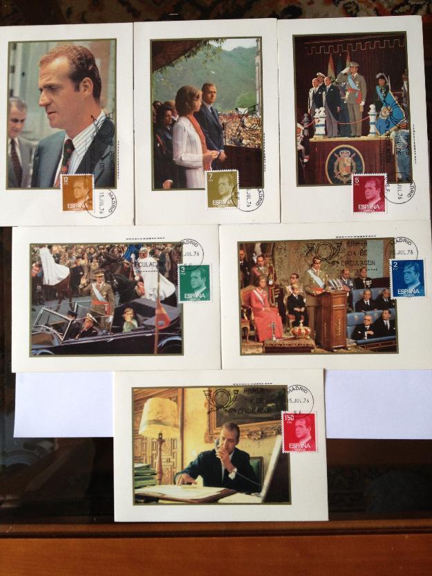 Colección postales Rey Don Juan Carlos