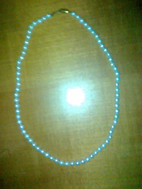 collar de perlas autenticas con broche de oro