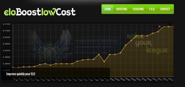 Eloboost low cost League of legends