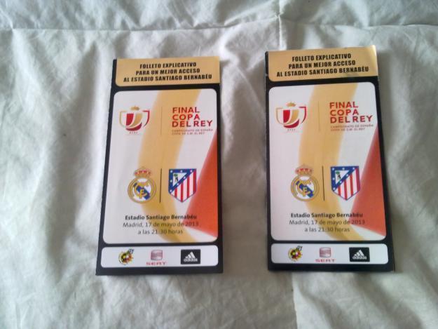 Entradas final copa del rey