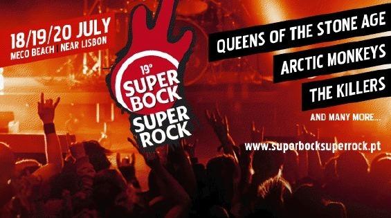 Entrada super bock super rock 2013