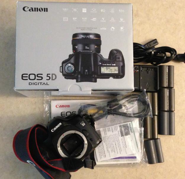En Venta Estreno Canon EOS 5D Mark II Digital SLR Cuerpo de la cámara 5 D + Speedlite 580