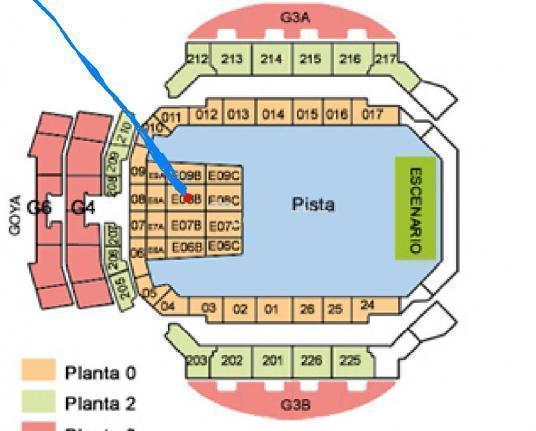 EXCELENTE  entrada asiento DEPECHE MODE Madrid 16 de Noviembre