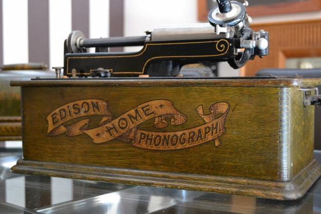 Fonografo thomas edison de 1898. original y en perfecto estado