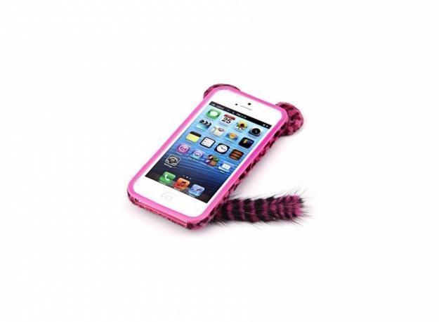 Funda leopardo iphone 5 pink
