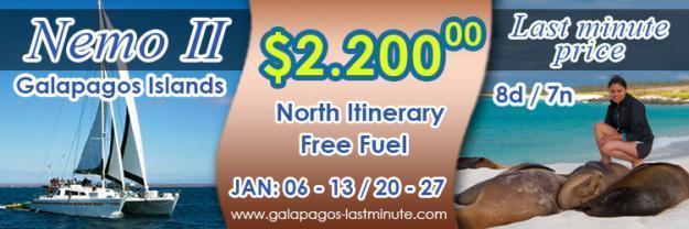 Galápagos Last minute NEMO II ►$2.200