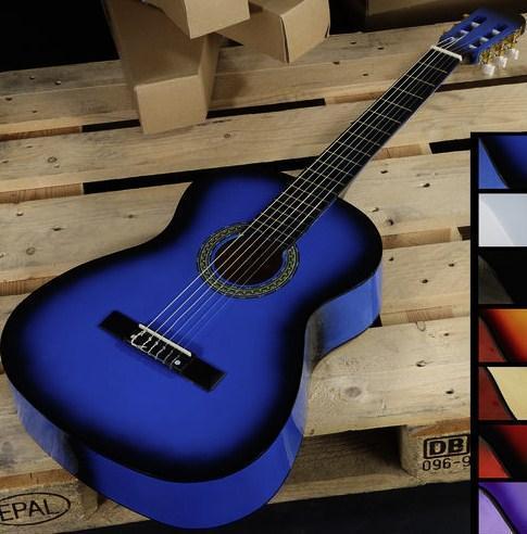 Guitarra clasica 4/4. 6 colores a elegir  + accesorios    nueva