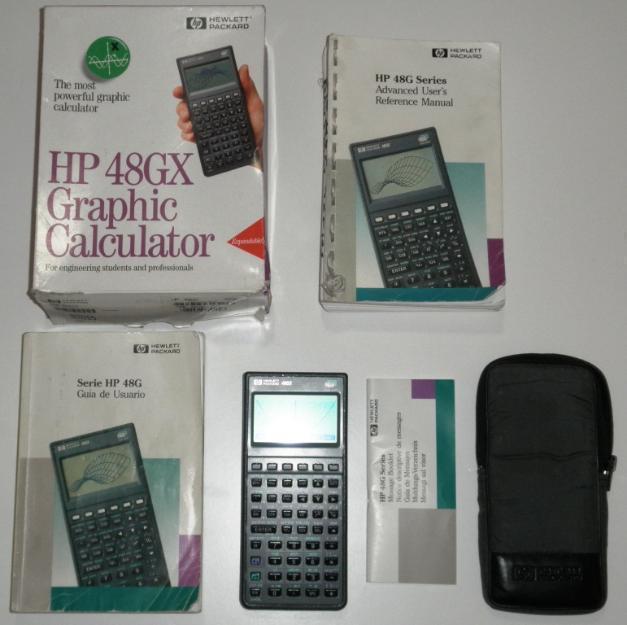 HP 48GX en embalaje original + manual de programación