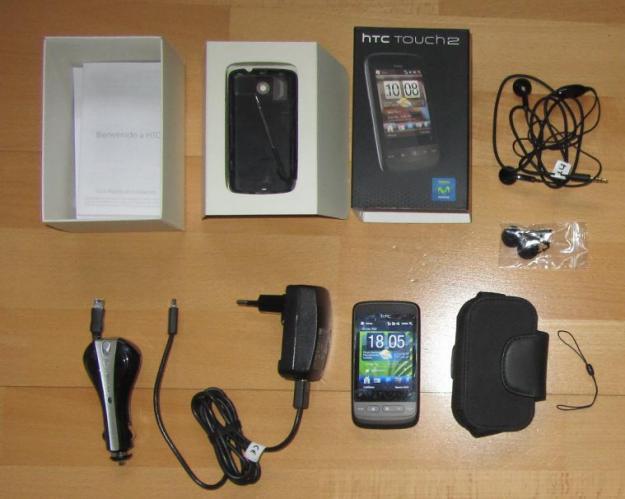 HTC Touch 2 liberado, con accesorios y TomTom